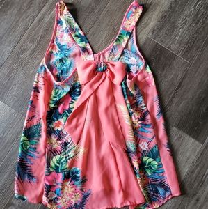 Candie's Size L Floral Tank